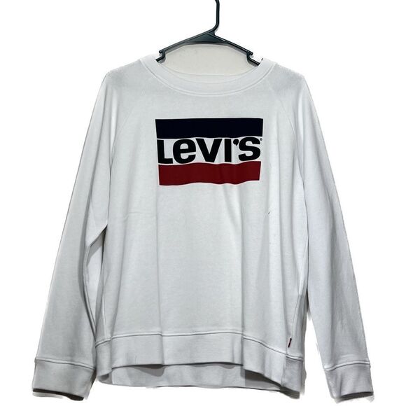- Levi’s logo graphic sweatshirt, women’s size medium, Crewneck, pull over - Picture 1 of 7